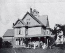 Showing west elevation; MacNaught History Centre and Archives, Accession # 19.577