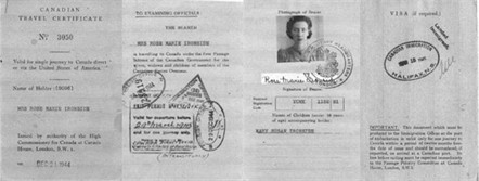 Canadian travel certificate / certificat de voyage