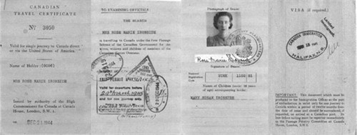 Canadian travel certificate / certificat de voyage